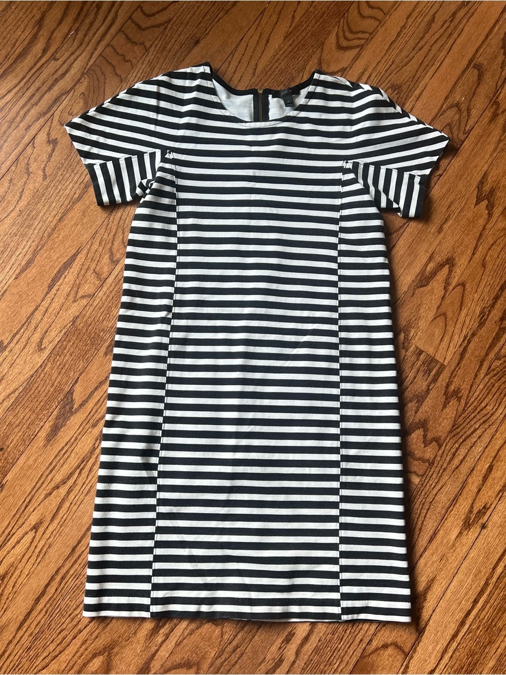 JCREW striped shift dress